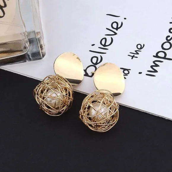 Earrings Women Stud Mada Bohemian Hoop Drop Cute Top Trendy Jewelry - Picture 2 of 6